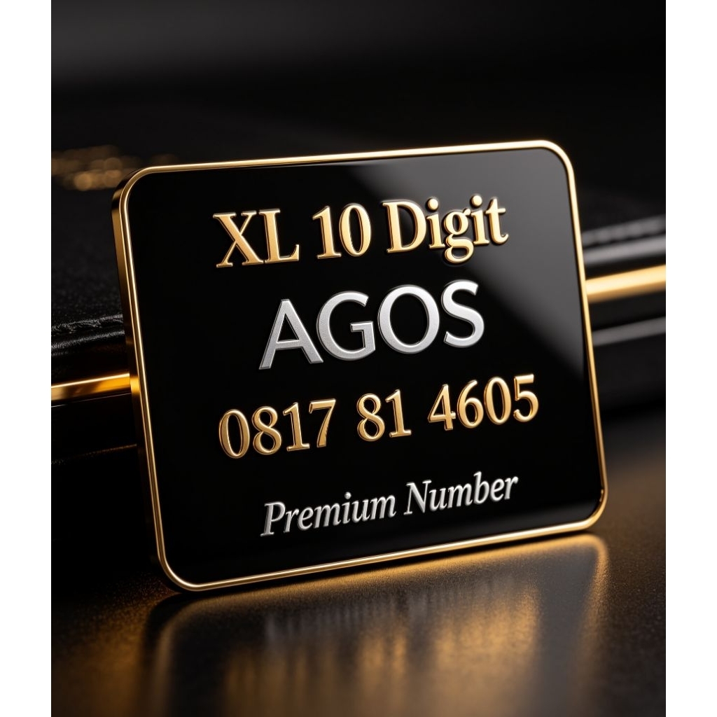 Premium Number Perdana XL 10 Digit Spesial Nomor Berkarakter AGOS Limited Edition Berkualitas dan Be