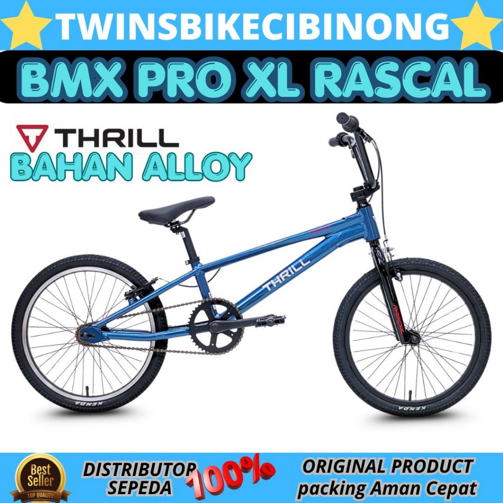 Sepeda Bmx 20 Thrill Rascal PRO XL NEW ALLOY ANTI KARAT