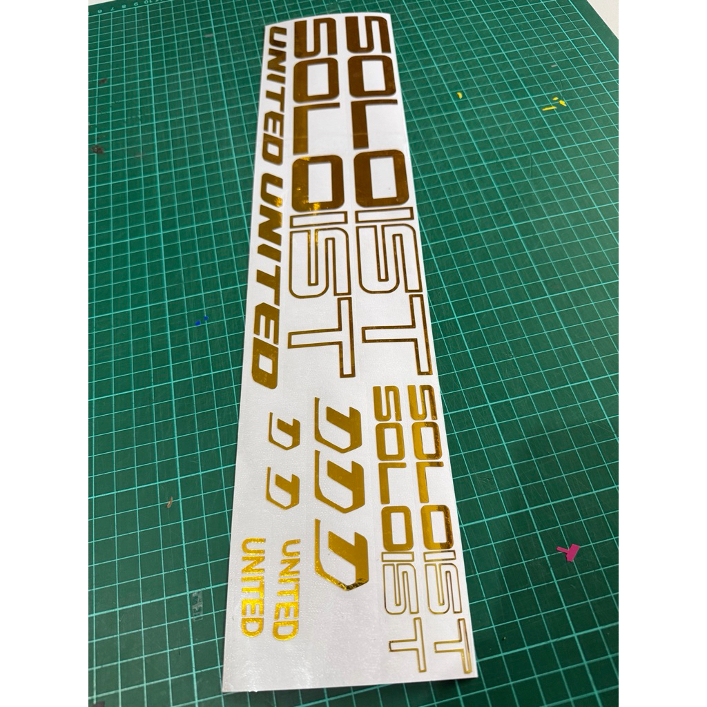 cutting stiker sepeda soloist united mtb