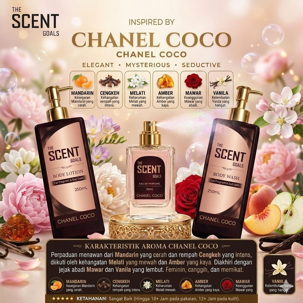 the scent goals parfum set chanel coco madmosaile