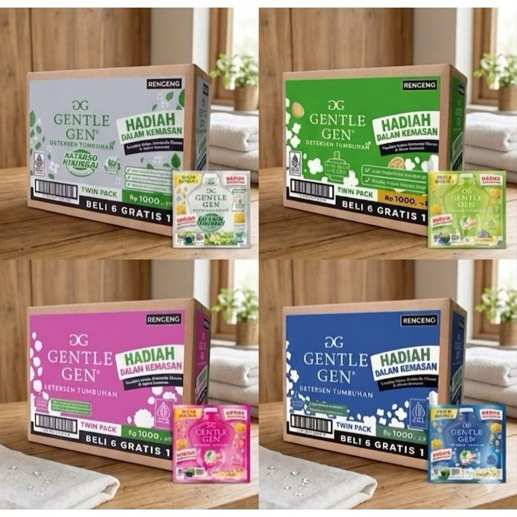 GENTLE GEN KARTON | GENTLE GEN CAIR RENCENG FREE PIRING