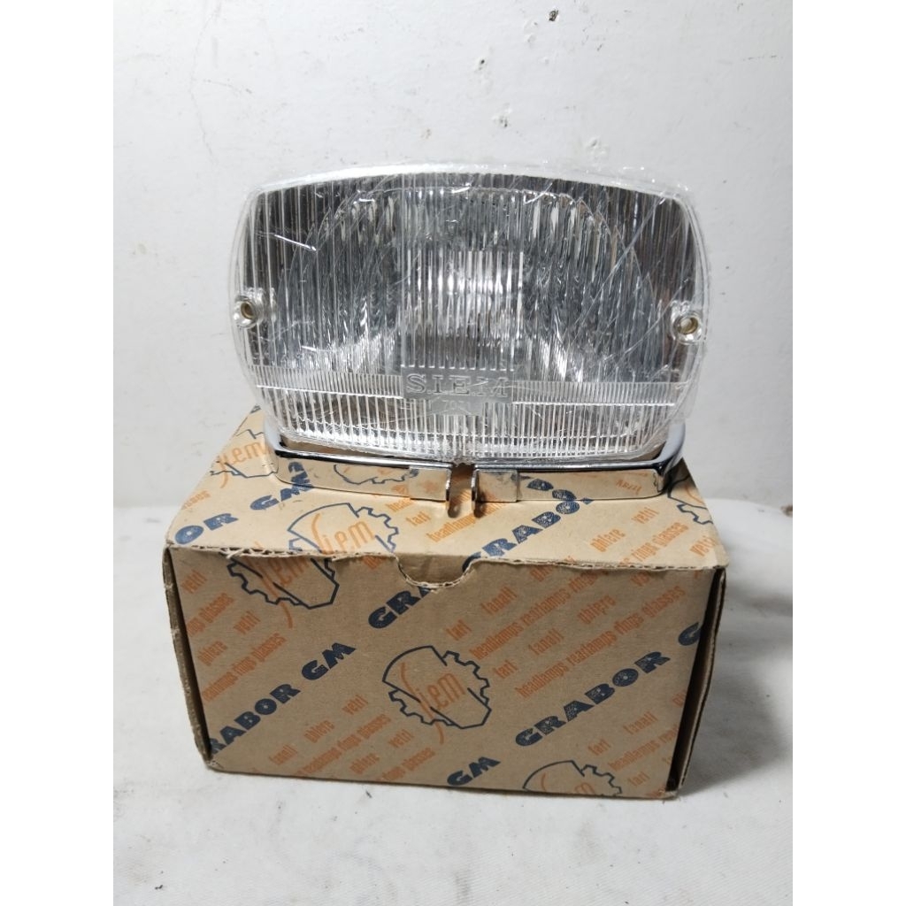 headlamp vespa PTS siem grabor original lampu depan siem pts