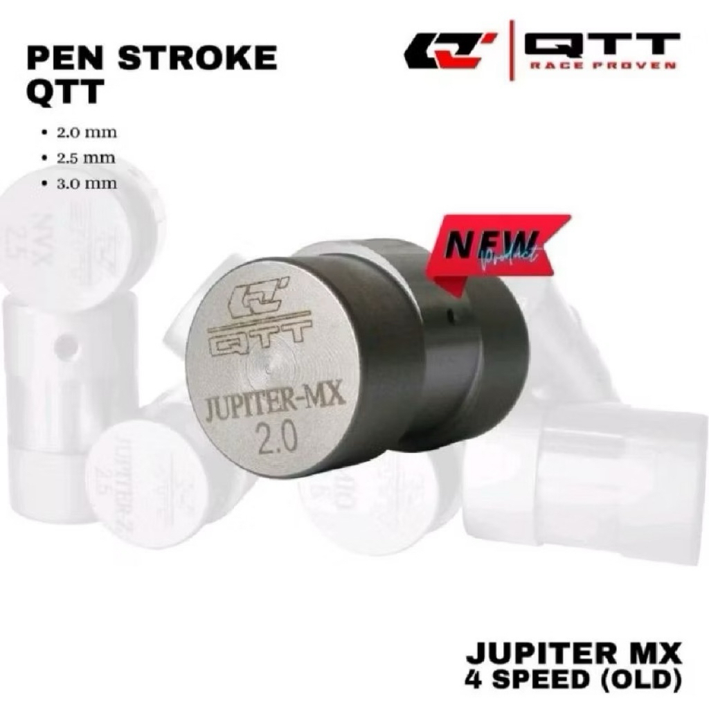 PEN PIN STRUK STROKE UP QTT RACING JUPITER MX 4 SPEED MX OLD 2.0 2.5 3.0MM ORIGINAL QTT RACING