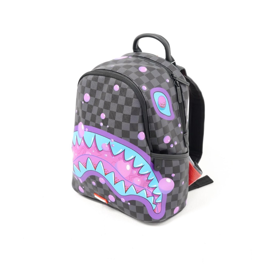 Tas SPRAYGROUND PURPLE SLIME TAKEOVER SAVAGE BLACK BACKPACK 100% ORIGINAL