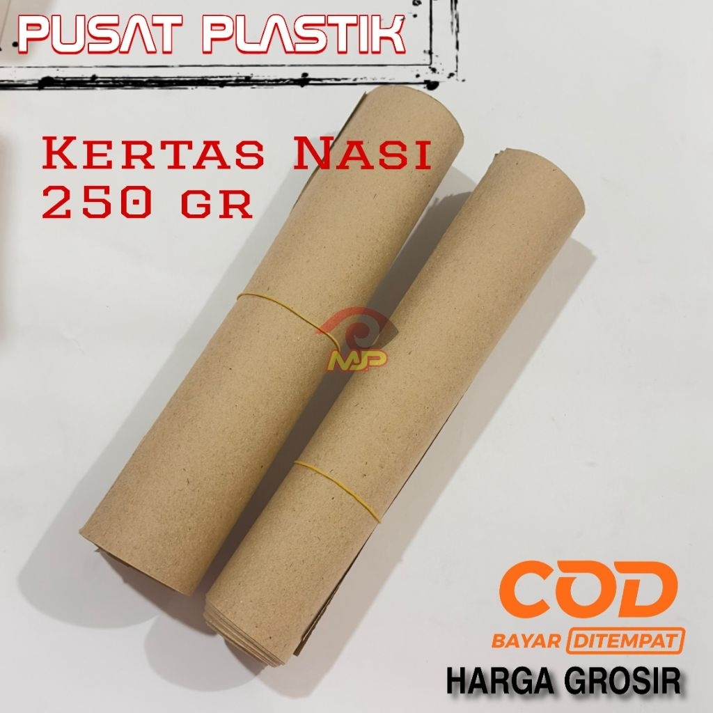 Kertas Nasi kiloan 250gr | kertas pembungkus makanan | kertas lontong
