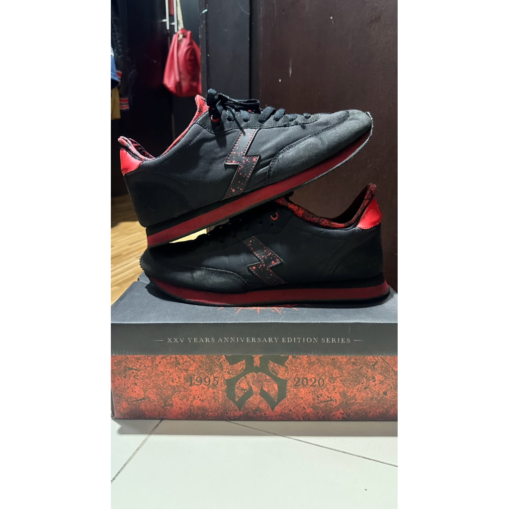 Official Merch Band Burgerkill x Saint Barkley Shoes “Anniversary 25th BK (2020)” size 44/28cm Origi
