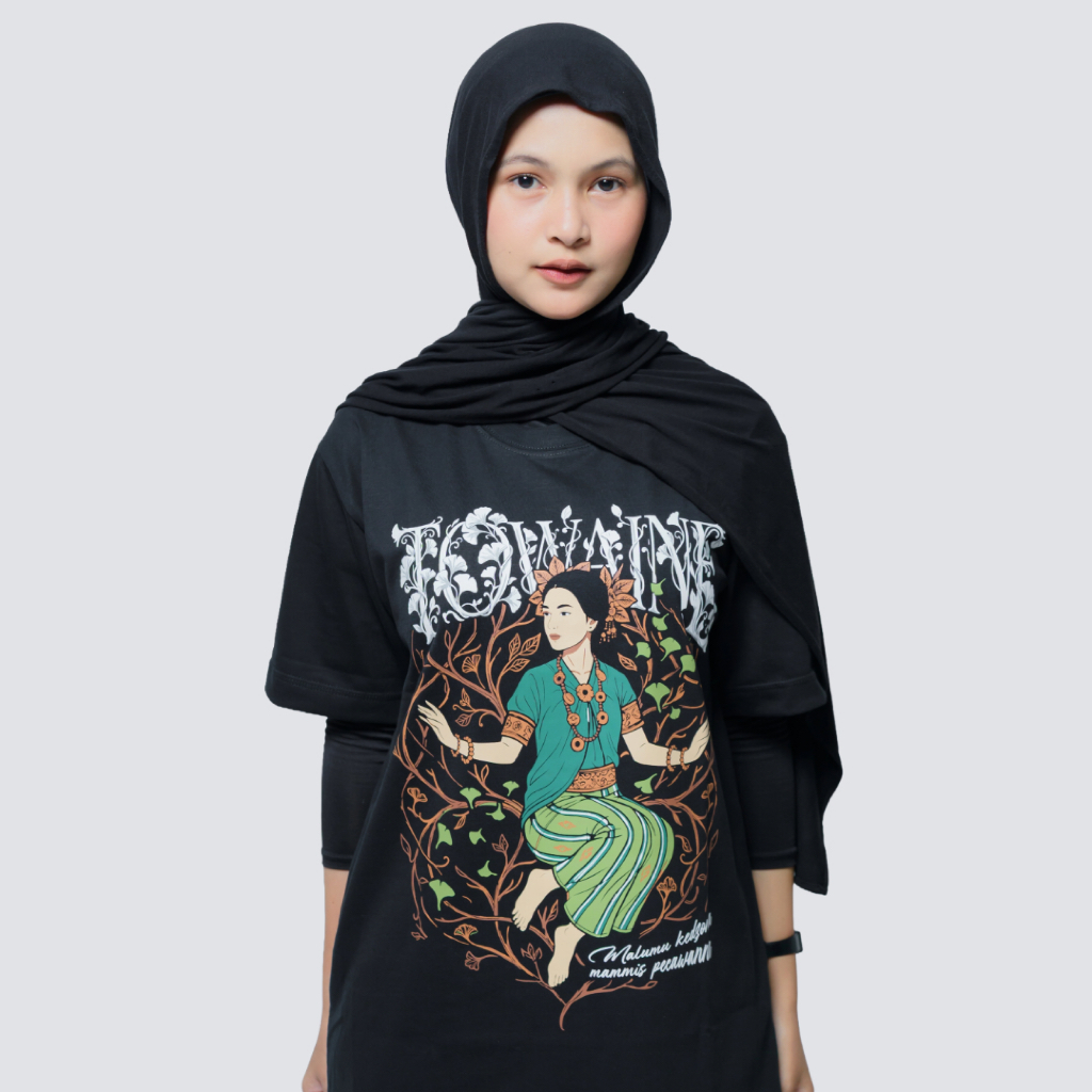 Kaos Lokal “Towaine” Regular Cotton Combed 24s Merchandise Original Pesona Mandar Sulawesi Barat