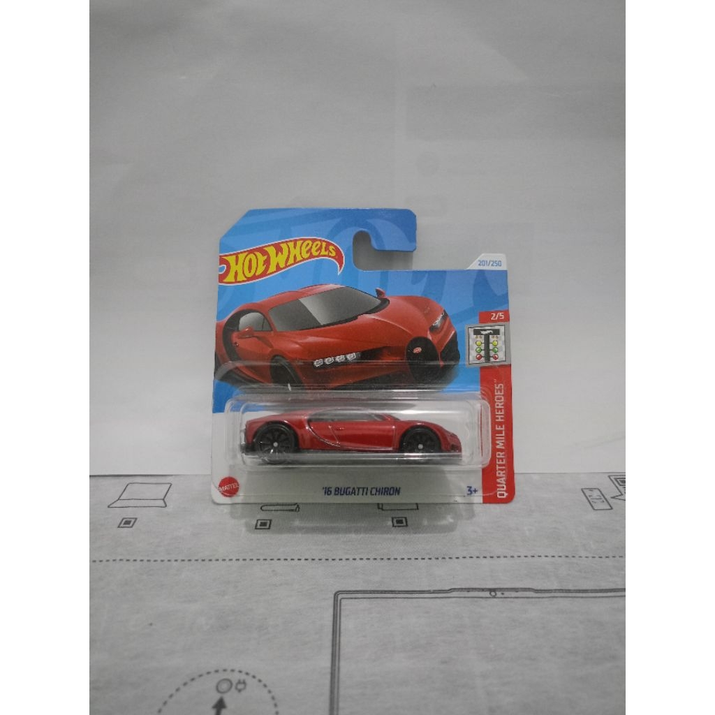 Hotwheels Short Card Bugati Chiron