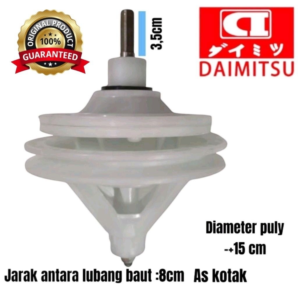 Gerbok gearbox mesin cuci 2 Tabung  Daimitsu DIW-920