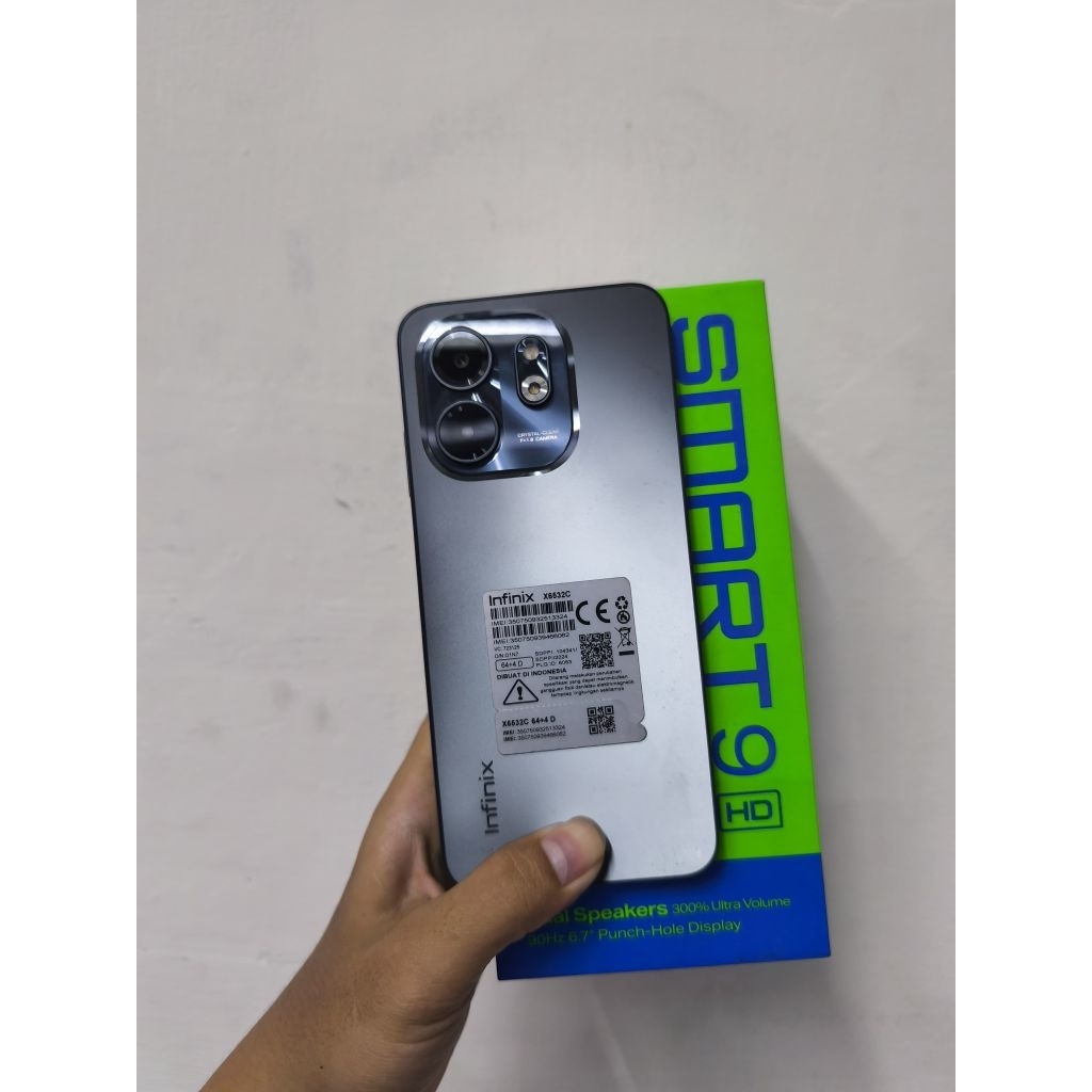 Infinix Smart 9 HD 4/64 Second Bekas Fullset Nominus Siap Lembur