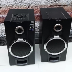 1 PASANG BOX KOSONG SPEAKER AKTIF POLYTRON BARU