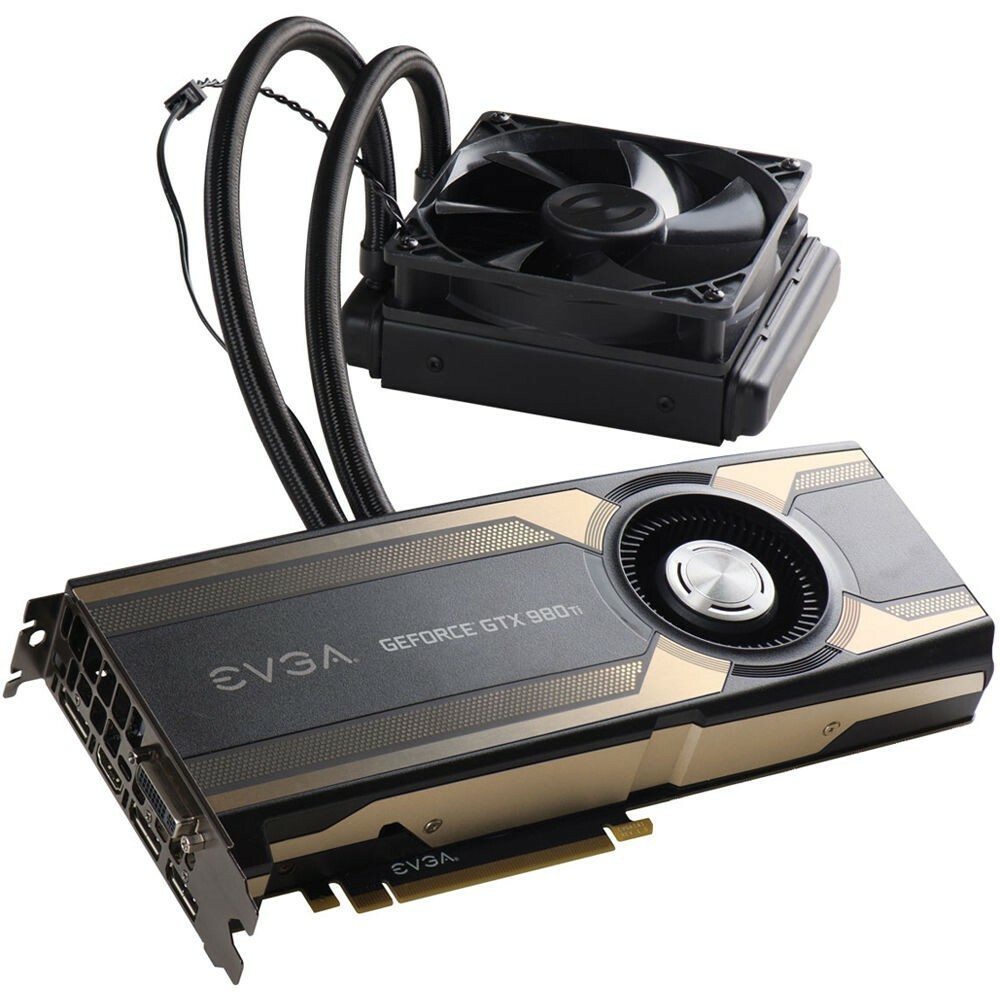 VGA Evga Geforce GTX 980Ti Hybrid 6Gb DDR5 384Bit