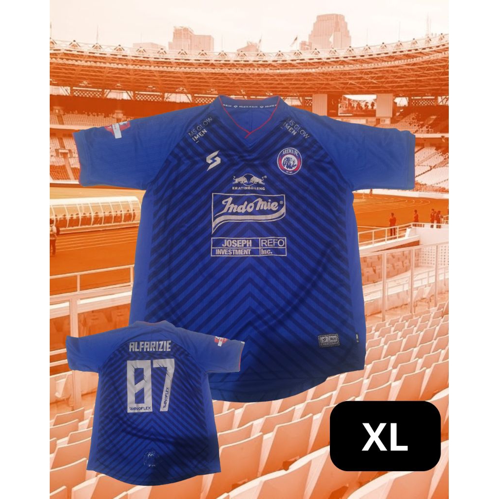 JERSEY Arema Liga 1 Shopee 2020 ORIGINAL SEA apparel AUTHENTIC/PLAYER ISSUE

NNS: Alfarizie
SIZE: XL