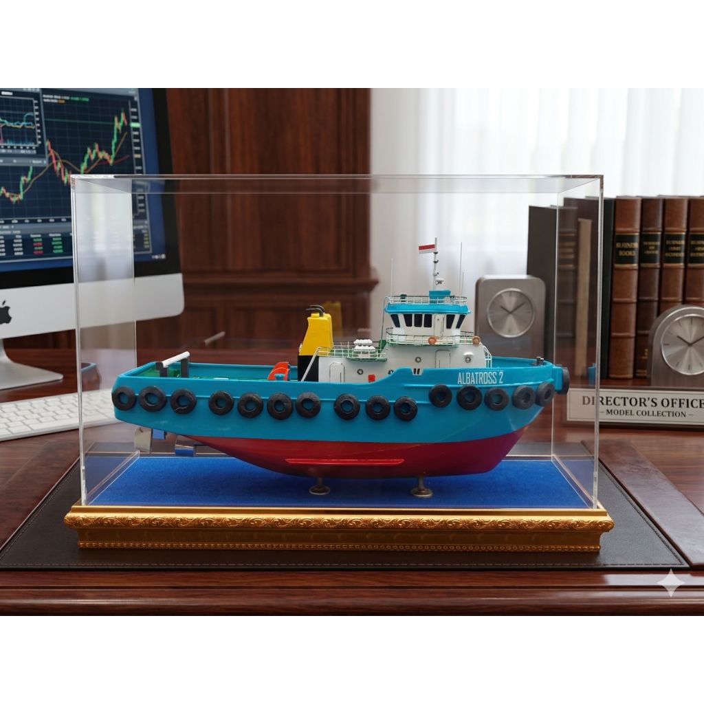 miniatur kapal tugboat