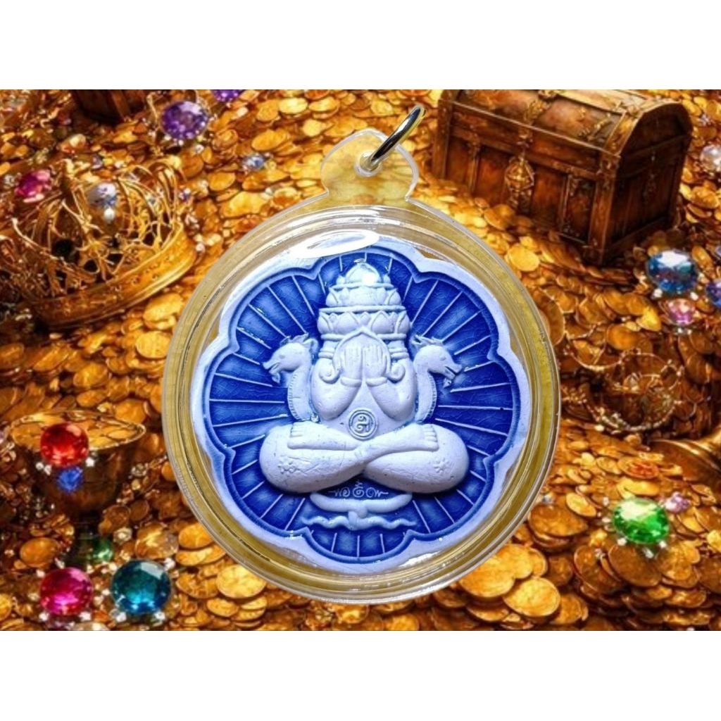Liontin Gantungan Kunci Thailand/ Jatukam Phra Pidta