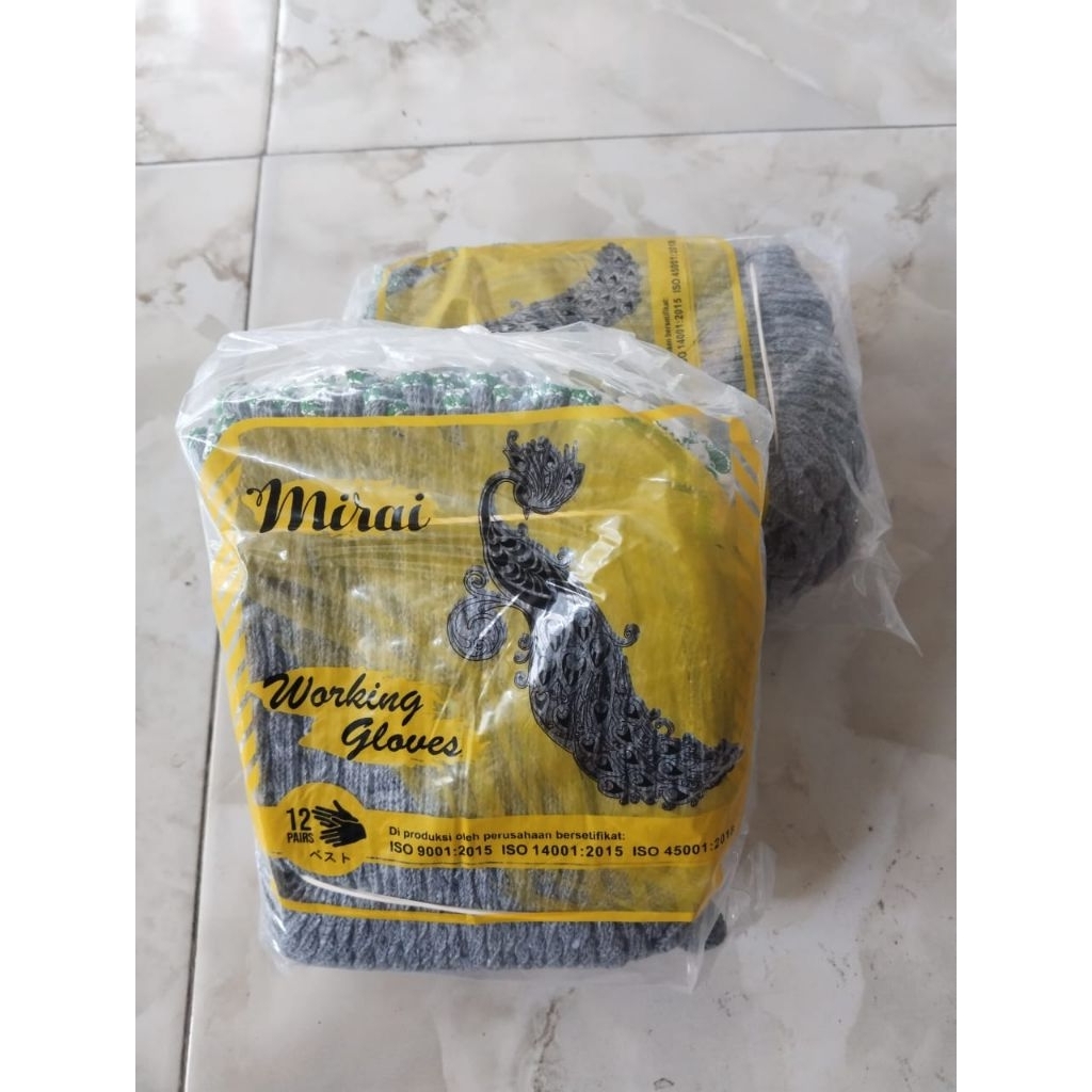 sarung tangan abu( mirai)
