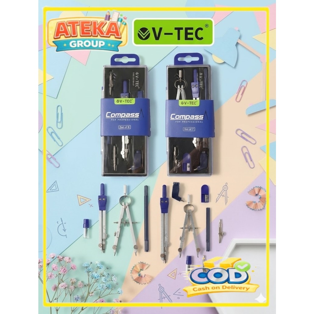 [1PCS] V-TEC JANGKA SET CM 404 405 JANGKA BOFA