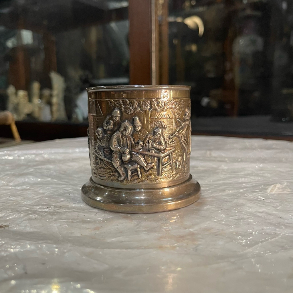 Tempat Sendok Lapis Perak Ukuran Kecil
