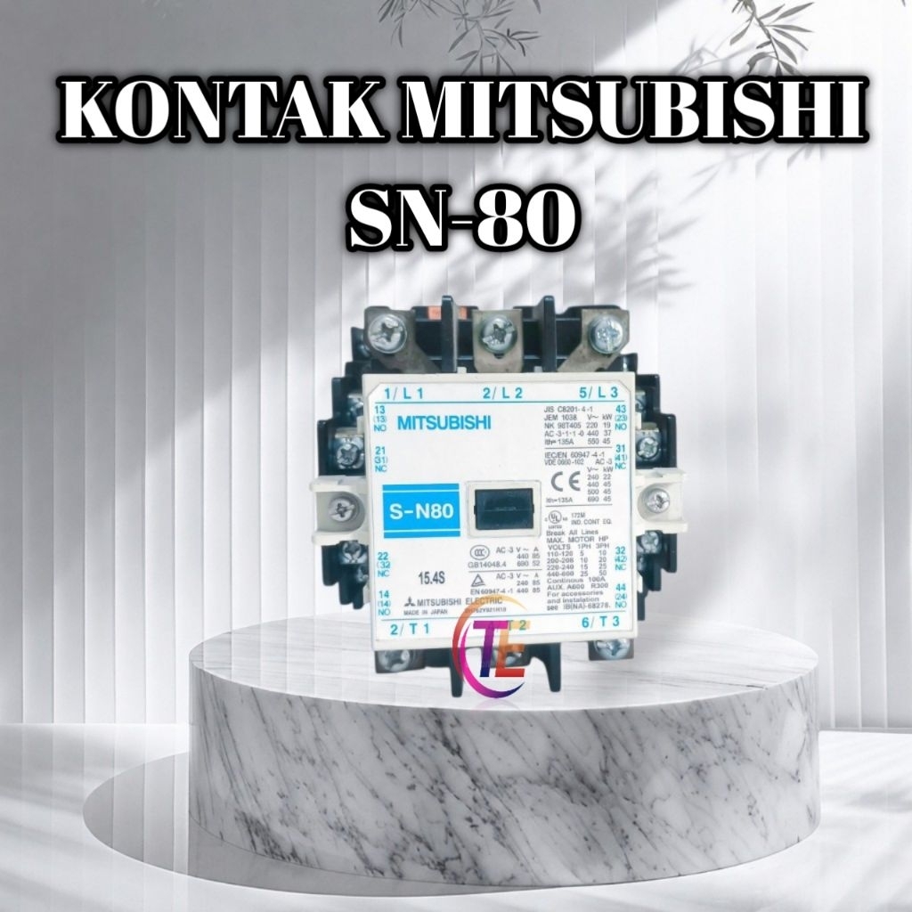 KONTAKTOR MITSUBISHI SN 80 130A 3Phase original
