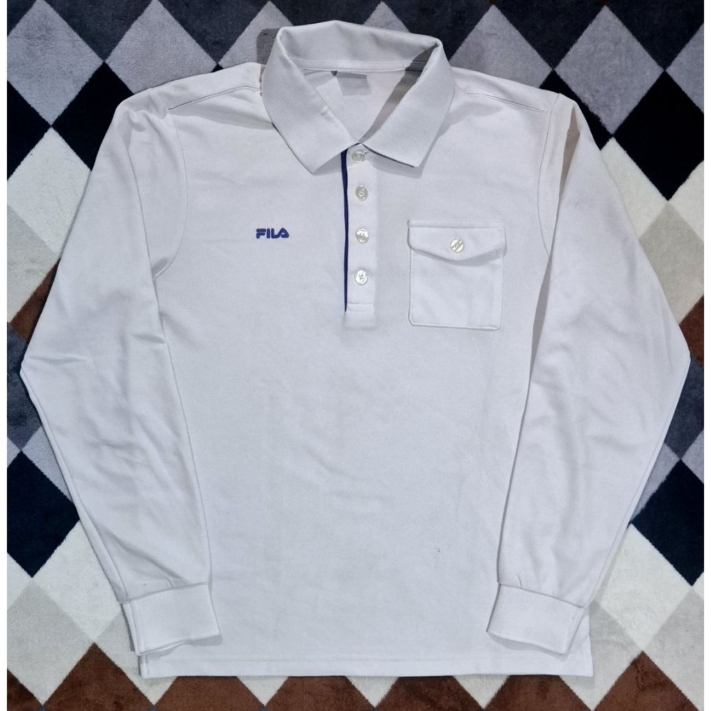 Fil Long Sleeve Polo Shirt