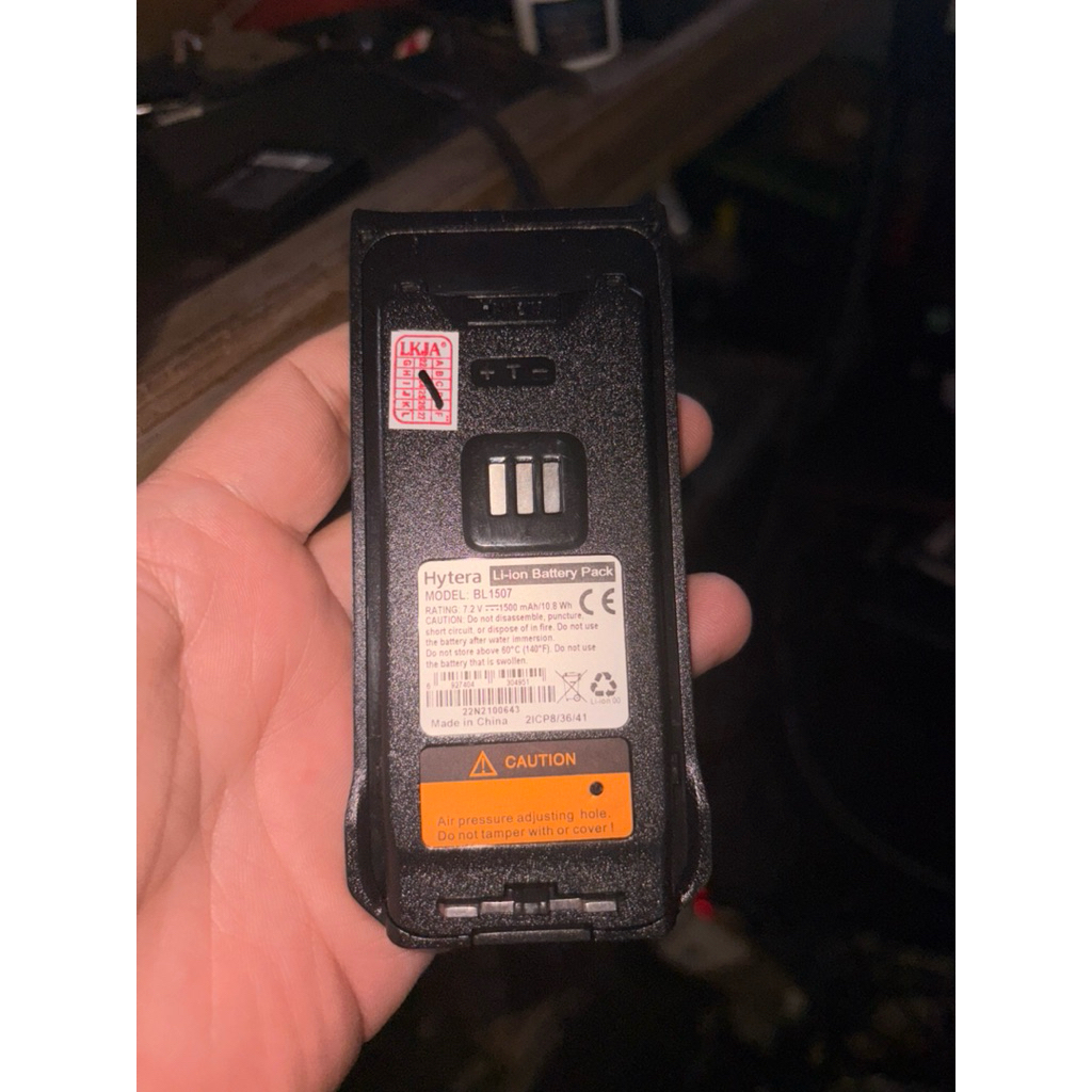 Batre HT Hytera Ap 588 Bp 568 BP 518 tipe BL 1507 second