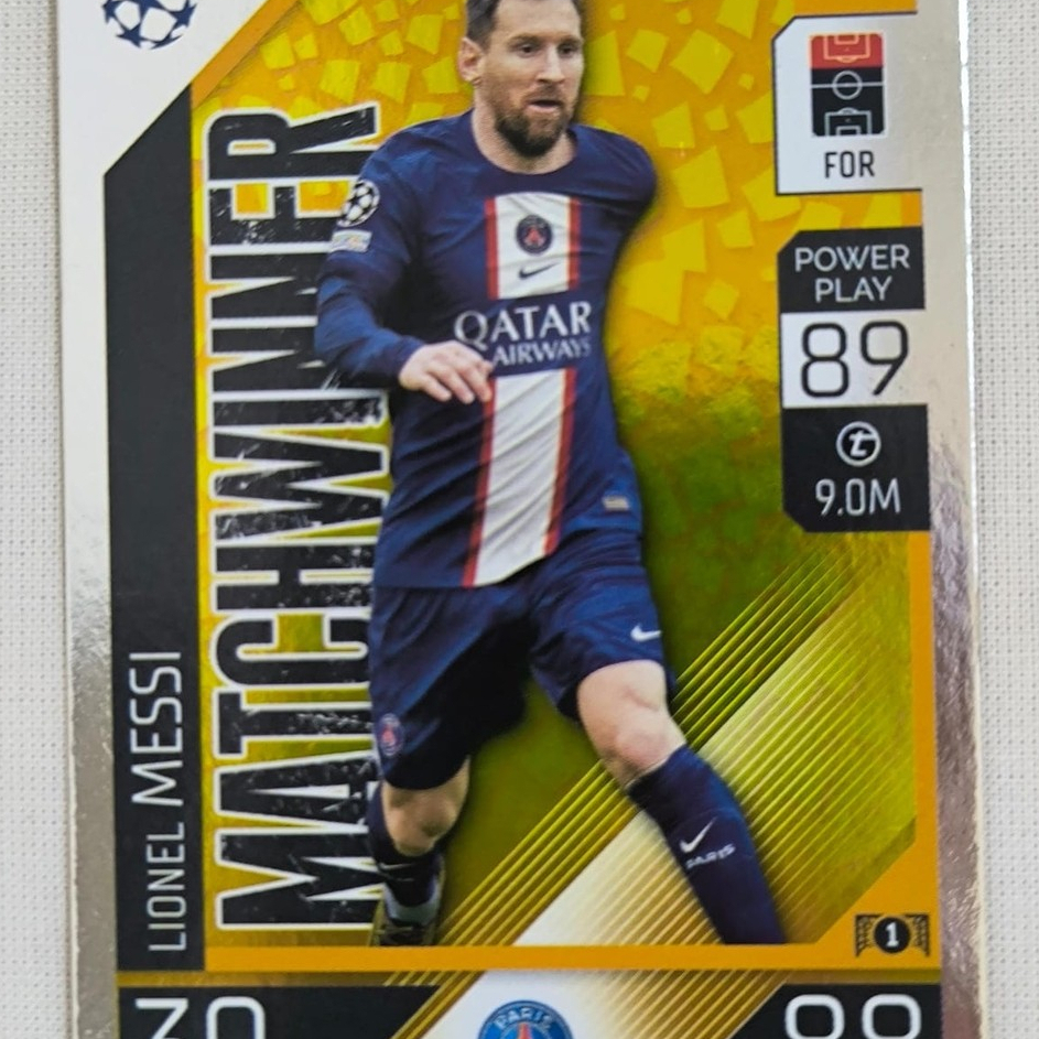 lionel messi - kartu topps