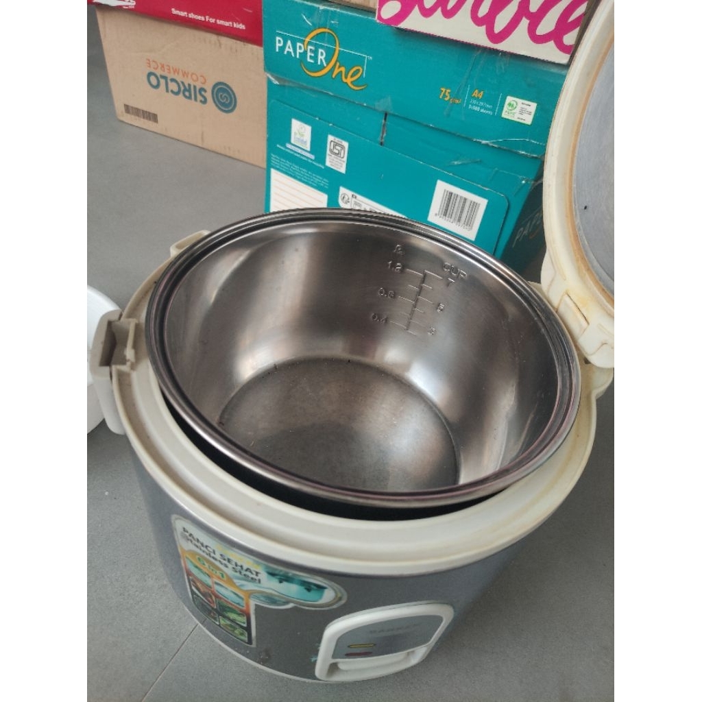 Preloved Rice Cooker Sanken Stainless steel