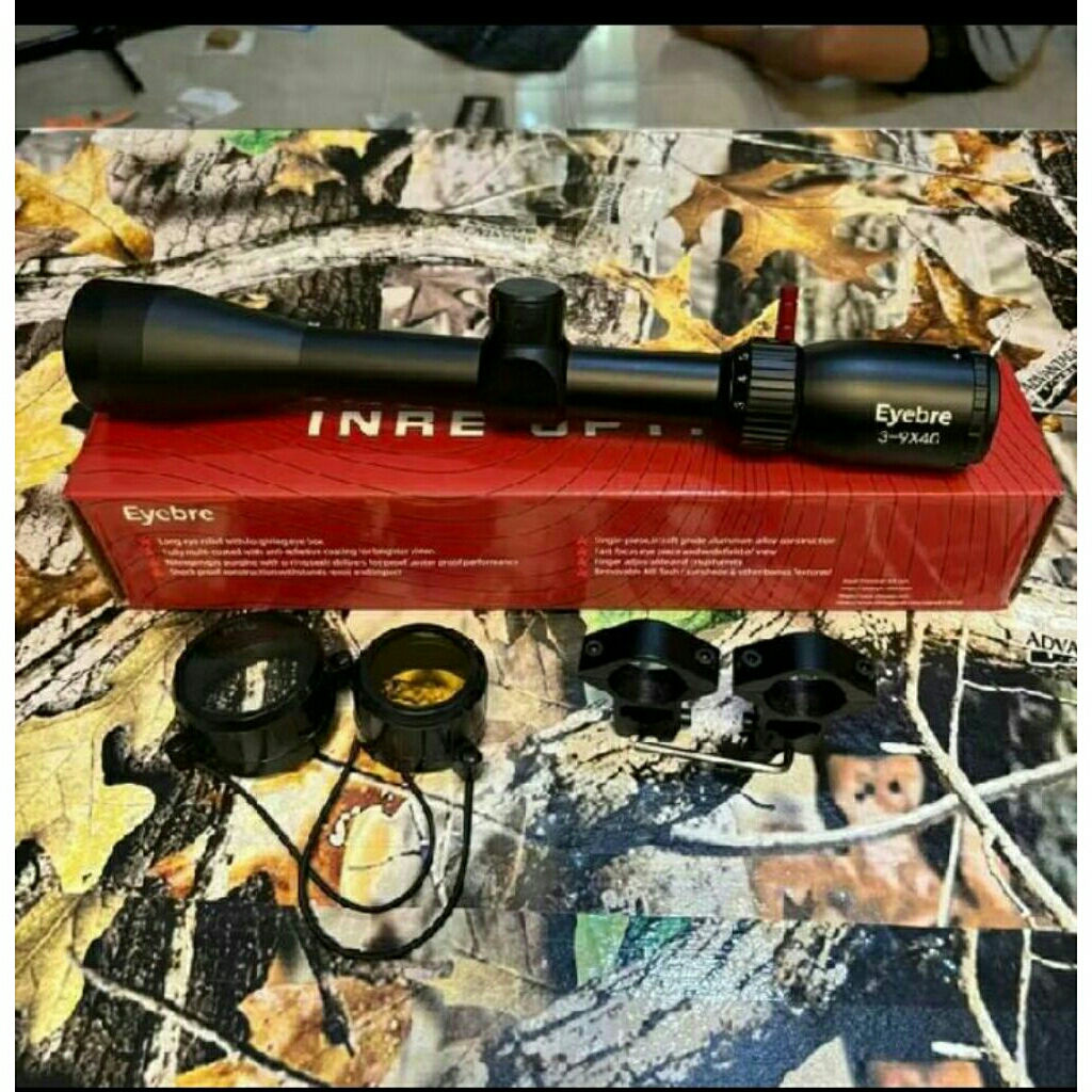 Teleskop Eyebre 3-9x40 Teleskop Tahan Getar