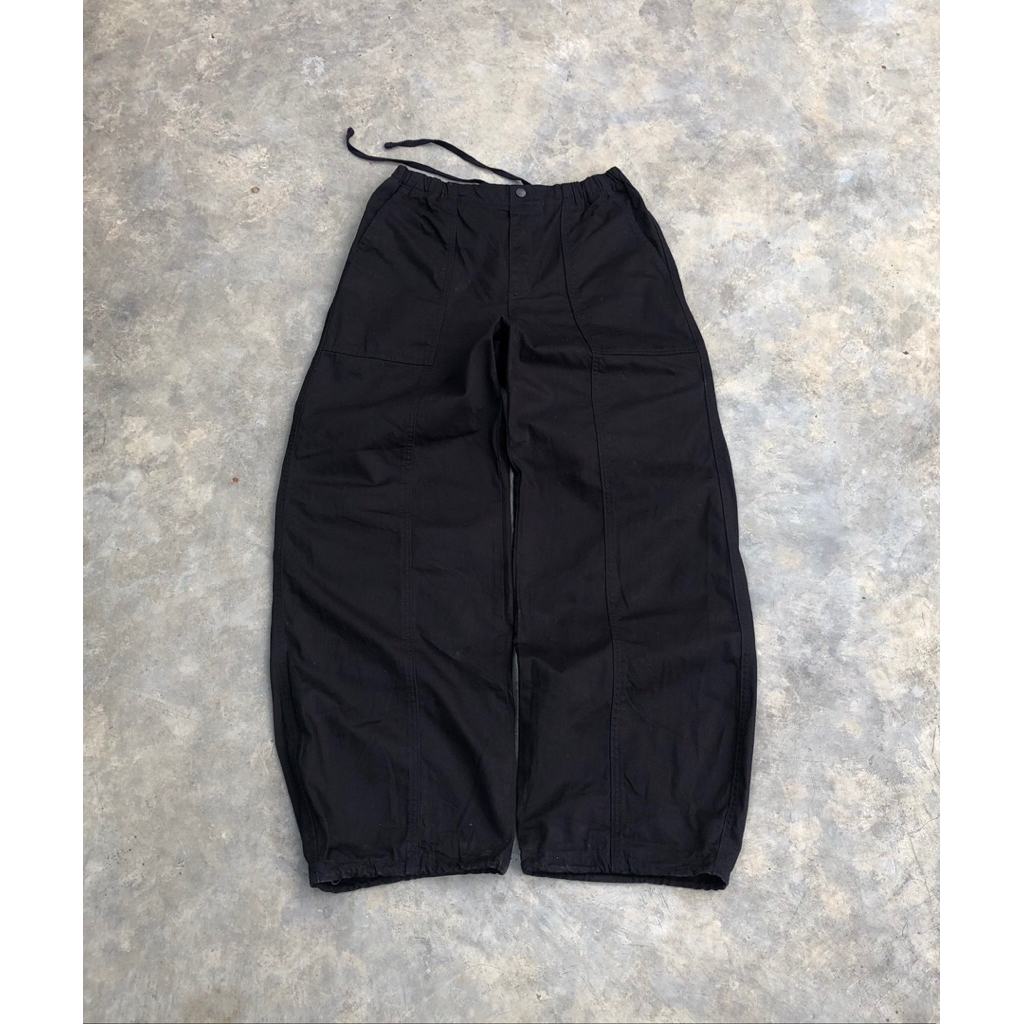 GU Uni Fatigue Barrel Pants Black