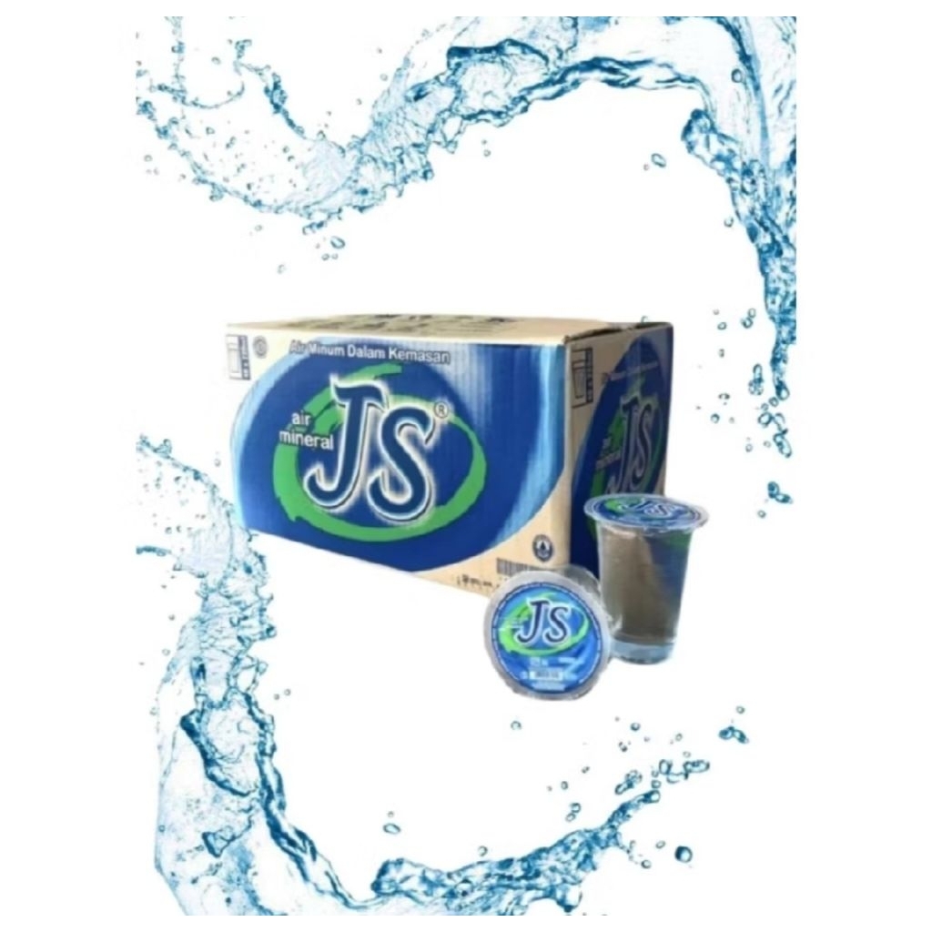 GGM - JS Air Gelas 220ml 1 Dos Isi 48 Cup/Gelas Murah Makassar