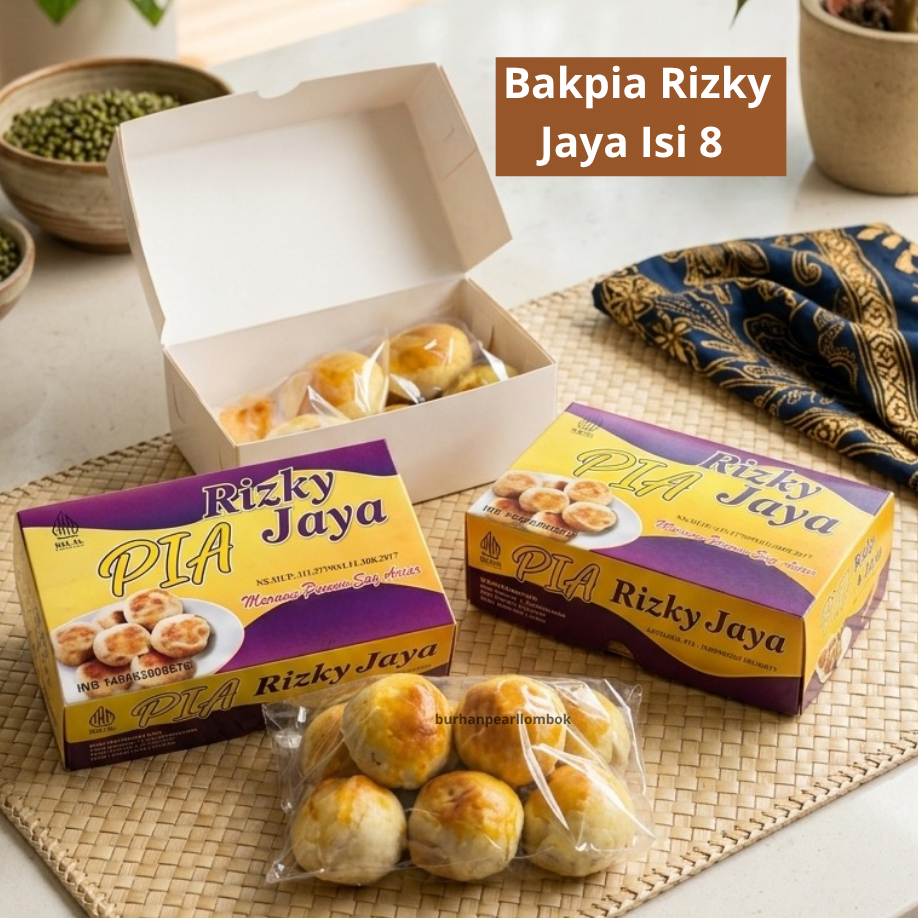 Bakpia Rizky Jaya Khas Nganjuk: Kulit Renyah Isian Lembut Manisnya Pas Isi 8