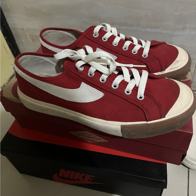 Second Sepatu Compass Gazelle Low Merah US 8/40