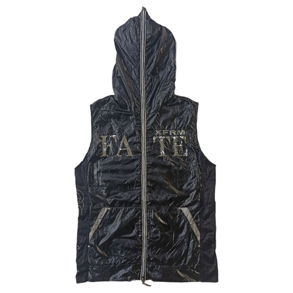 Vest Hoodie Y2K XFRM