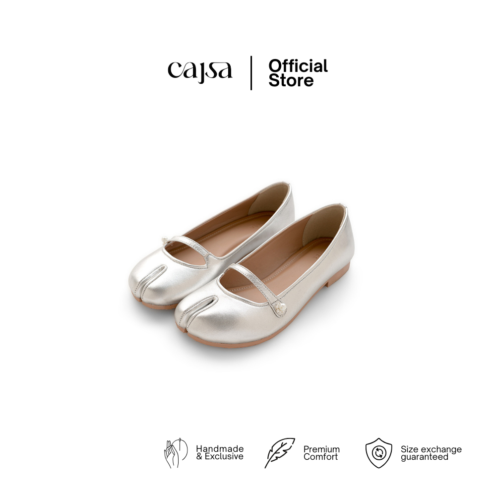 CAJSA | SORA SILVER - TABI FLATS