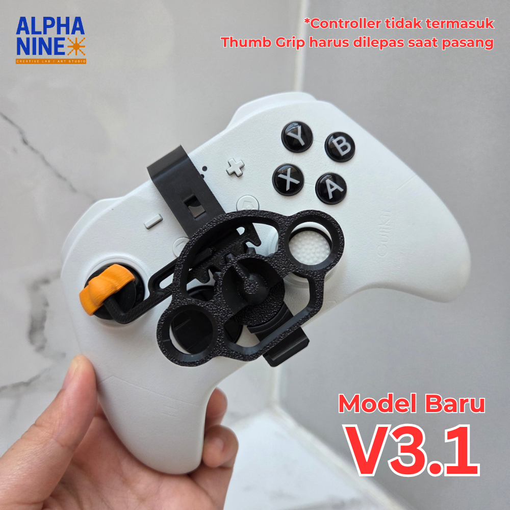Setir Steering Wheel Controller Kontroler Gaming Xbox Gulikit ES Pro Clip On