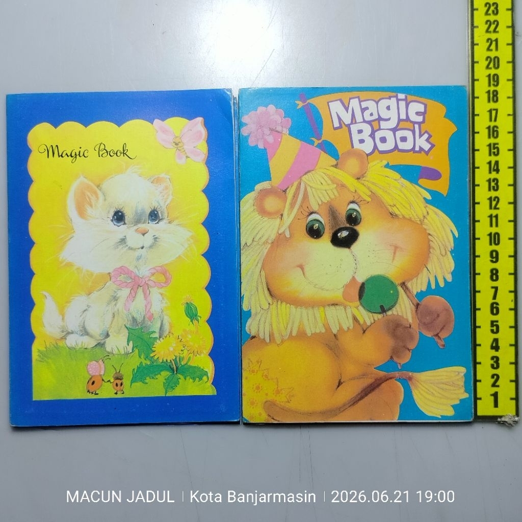 BUKU MAGIC, MAGIC BOOK ERA90AN, MAINAN JADUL ERA90AN, MAINAN JADULAN, MAINAN NOSTALGIA 90AN