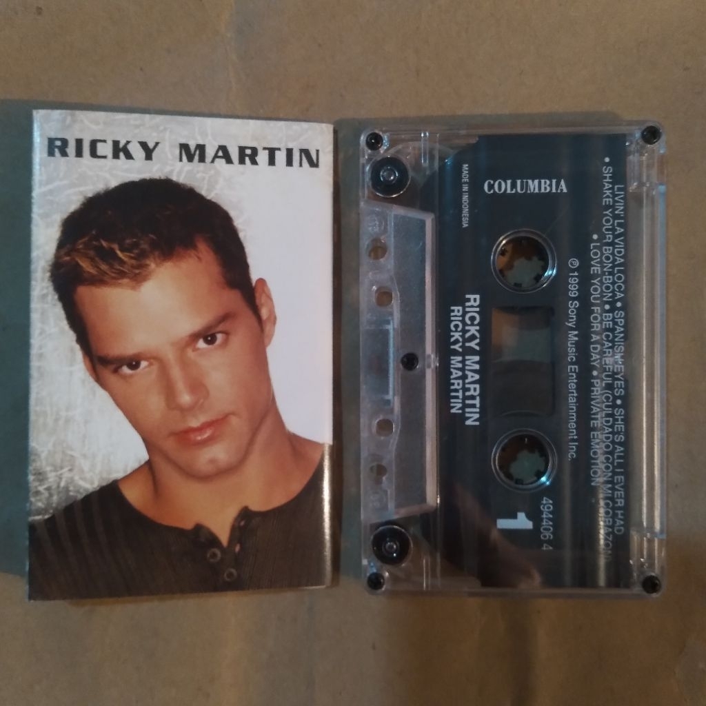 Kaset Pita Ricky Martin - Ricky Martin Original