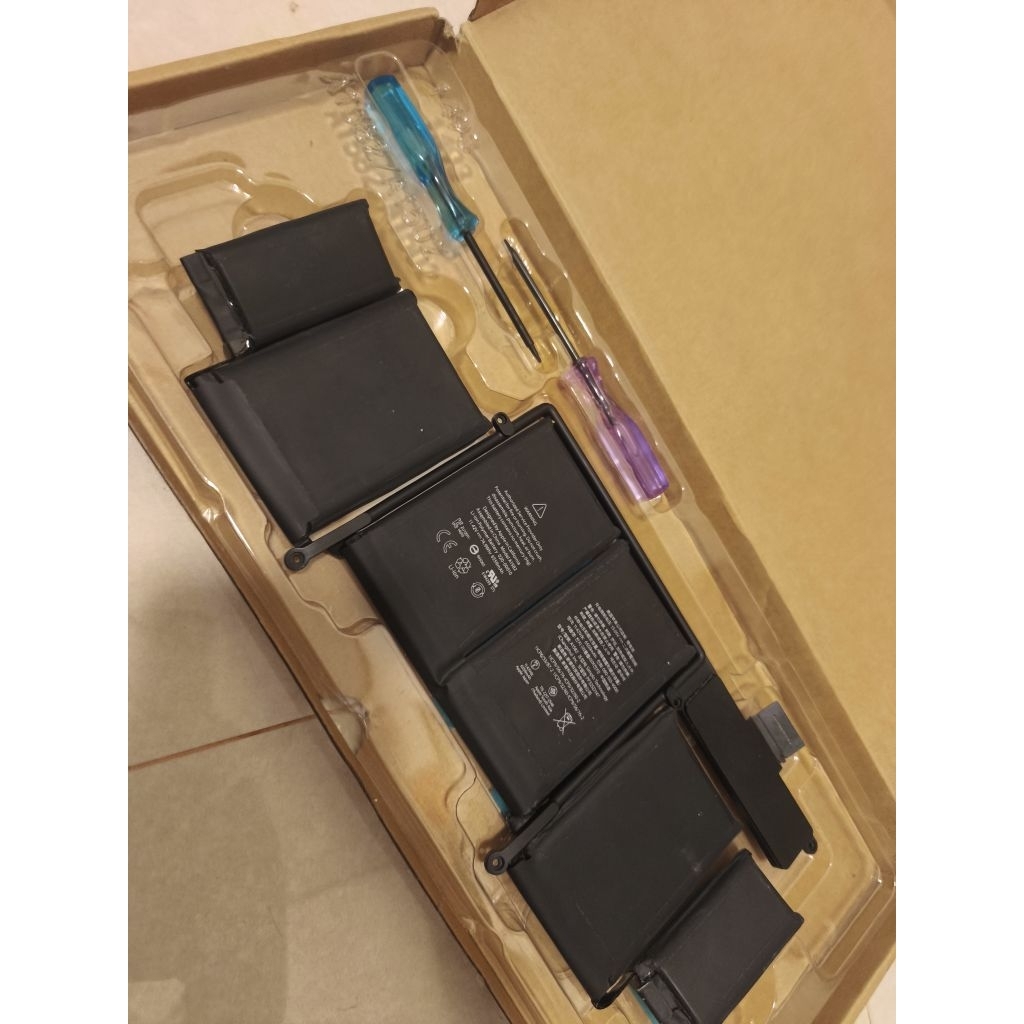 BATERAI BEKAS MACBOOK PRO 2015 NORMAL ORIGINAL