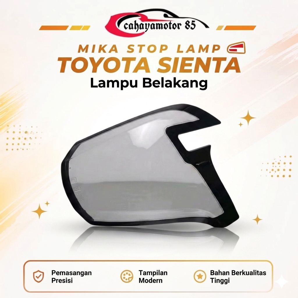 mika lampu stoplamp Sienta all type G Q V mika reflektor lampu belakang sienta original