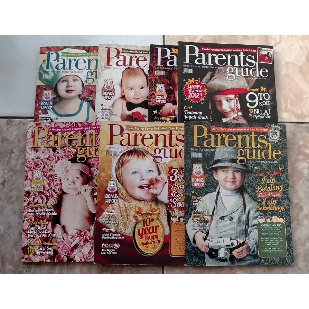 MAJALAH PARENTS GUIDE GUIDE BETTER PARENTS, BETTER GENERATION & PARENTS INDONESIA original
