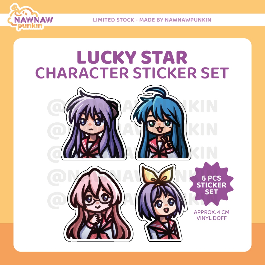 [Lucky Star Fanmerch] Lucky Star Sticker Set