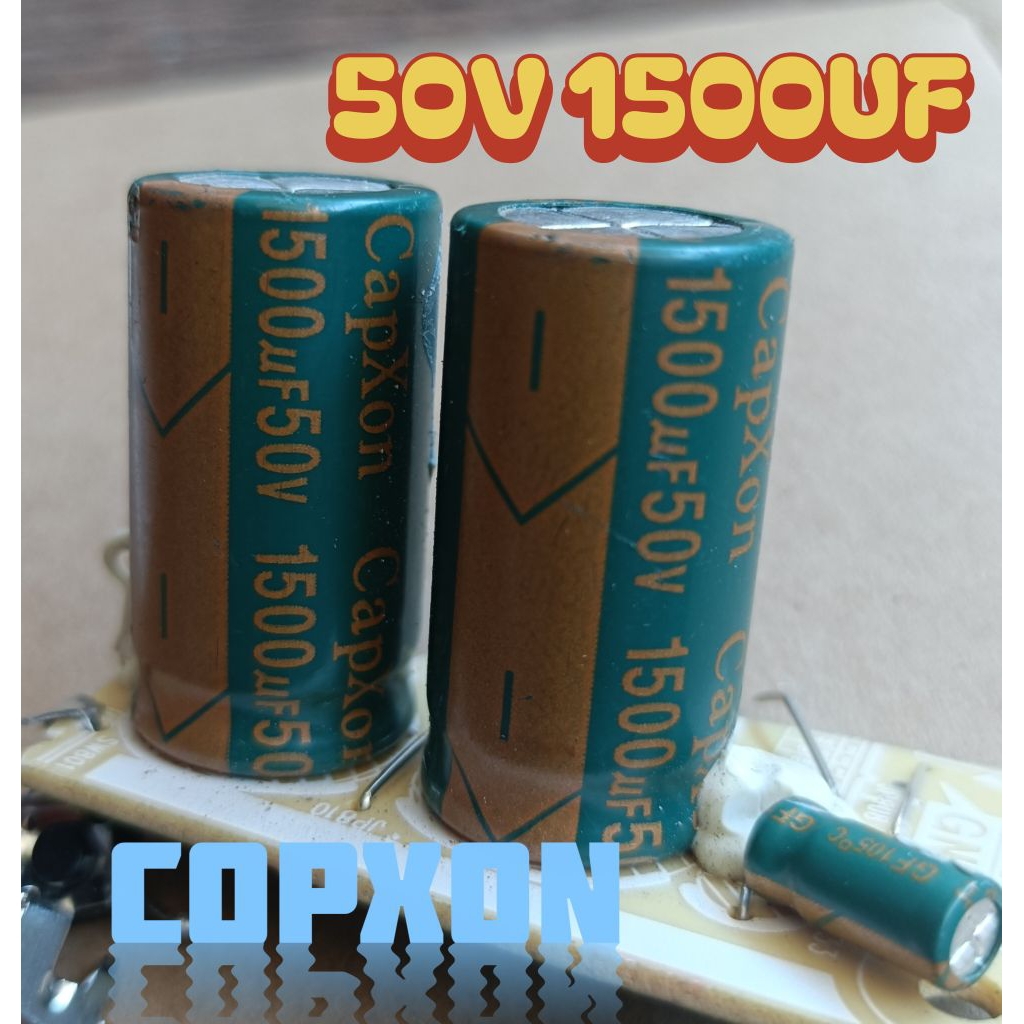 ELCO 50V 1500UF ORIGINAL CAPXON
