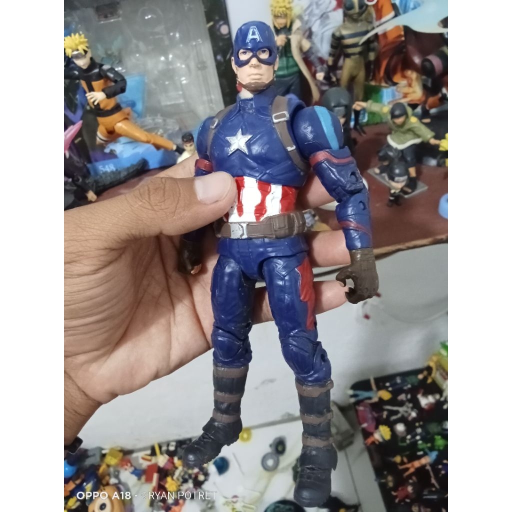 ACTION FIGUR CAPTAIN AMERIKA ORIGINAL ZD TOYS (PRELOVE/BEKAS)