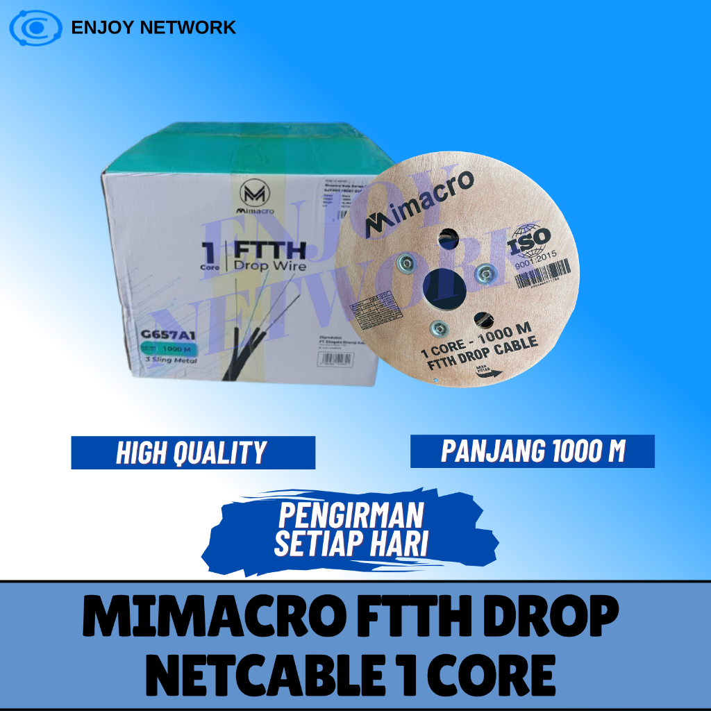 KABEL 1 CORE 3 SELLING MIMACRO NETCABLE DROPCORE 1000M