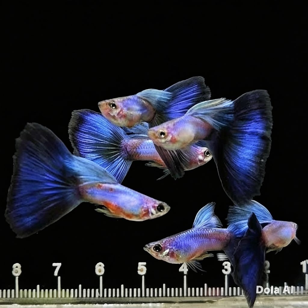 Aksesoris Guppy (Singa blUe Tail)