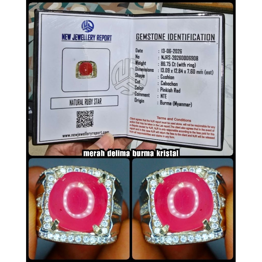 original 100% batu permata ruby delima burma myanmar HQ pigeon