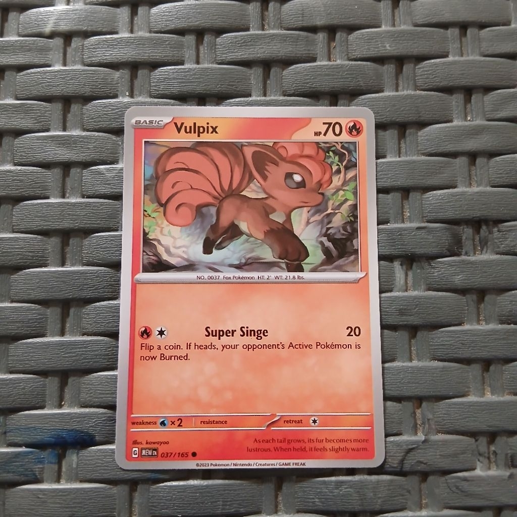 Pokemon Card / Kartu Pokemon Vulpix
