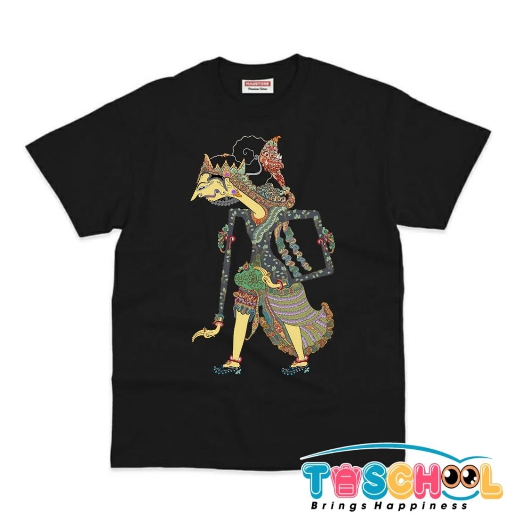 BAJU ANAK KAOS ANAK KARAKTER WAYANG BARATMADYA