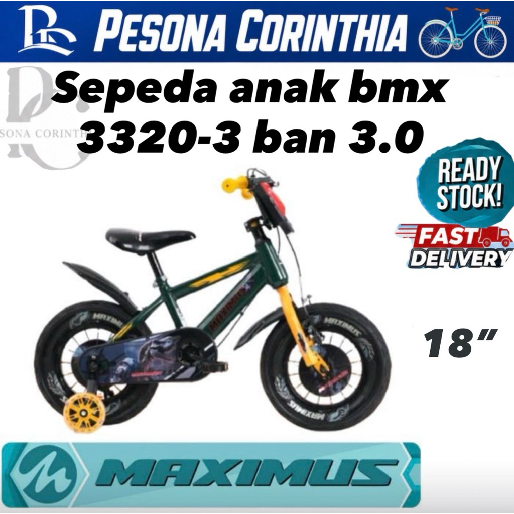 SEPEDA ANAK BMX 18” 3320 MAXIMUS