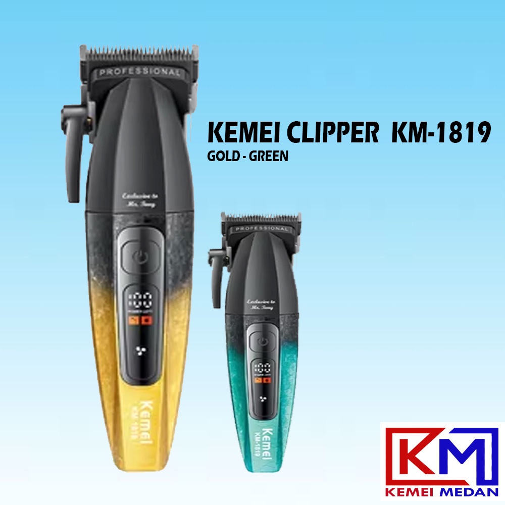 KEMEI KM 1819 Hair Clipper Mesin Cukur Rambut Electrik Professional 8500 RPM